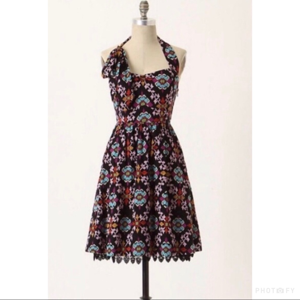 LAST CHANCE! ❤️ Anthropologie Edme & Esyllte Halter Dress